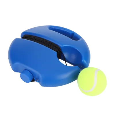 Produktbild von Tennis-Trainingsgerät, Selbstübungs-Tennis-Trainer, rebound Tennisball, Trainingszubehör für Tennis, ideal für effektives Tennis-Training