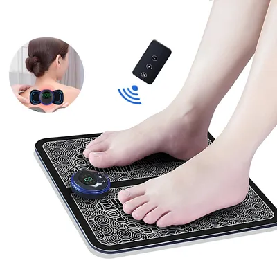 Obrázek produktu pro Pokrývka na masáž nohou s akupresúrou EMS zariadenie na relaxáciu a zlepšenie obehov s elektrickou stimuláciou