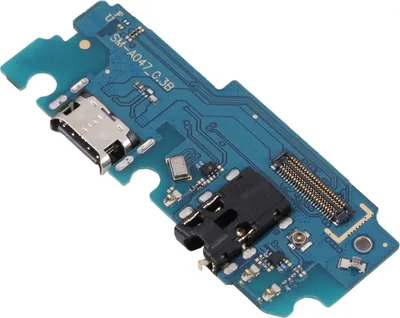 Produktbild von Clappio, Ersatzteil USB-C Ladebuchse mit Mikrofon und 3.5mm Klinkenstecker für Samsung Galaxy A04s, Schwarz