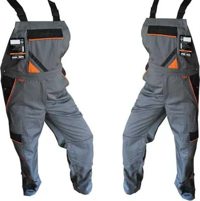 Produktbild von PROFESSIONAL GREY strapazierfähige Latzhose mit dreifacher Naht 56