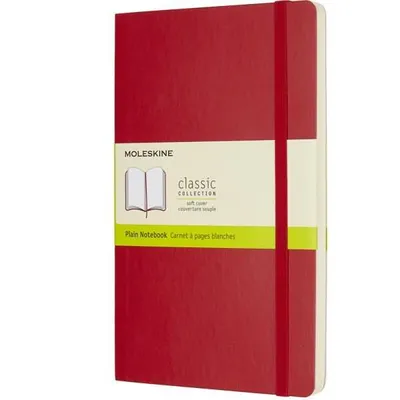 Image de Carnet de notes Moleskine L 130x210mm vierge rouge écarlate