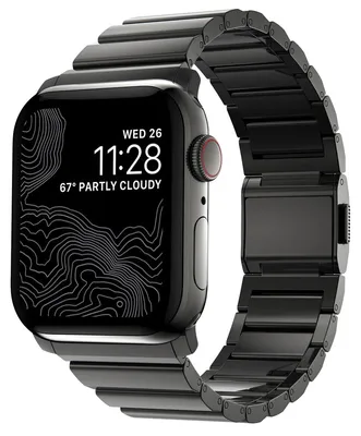 Productafbeelding van Nomad Magnetische stalen schakelband voor de Apple Watch | 44/45/46/49 mm - Graphite