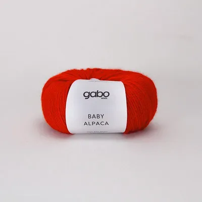 Produktbild von Gabo Wolle 100% Baby Alpaka Garn - Weich, Leicht, Perfekt für Stricken