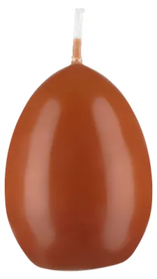 Produktbild von XXL Eikerzen, Straußenei Haselnuss 200 x Ø 140 mm, 1 Stück