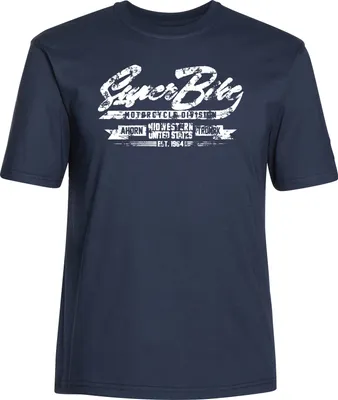 Produktbild von Übergrößen T-Shirt Super Bike weiß AHORN SPORTSWEAR Dark Blue 7XL