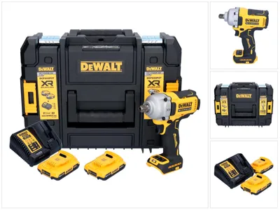 Immagine prodotto di Avvitatore a impatto a batteria DeWalt DCF 892 D2T 18 V 813 Nm 1/2" Brushless + 2 batterie 2,0 Ah + caricabatterie + TSTAK