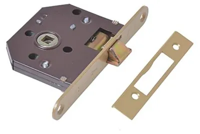 Produktbild von Aqbau Zimmertür Fallen - Einsteckschloss Türschloss 50mm Links/Rechts (Rechts)