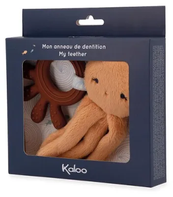 Obrázok produktu pre Kaloo, hračka "Tintenfischbeißer", hnedá farba, univerzálna veľkosť