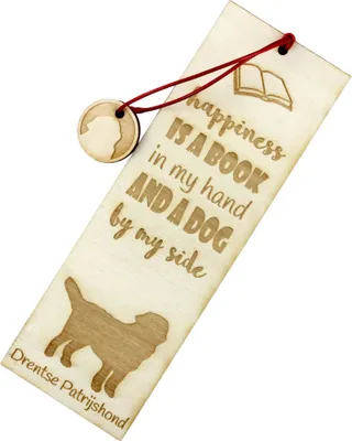 Produktbild von Drentscher Hühnerhund, Drentse Patrijshond - Lesezeichen mit Hund, personalisiertes Lesezeichen, Hundeaccessoire für Leser der Marke Art-Dog