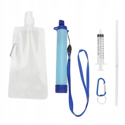 Produktbild von Persönlicher Wasserfilter Stroh Mini-Wasserfilter, tragbare Notüberlebensausrüstung
