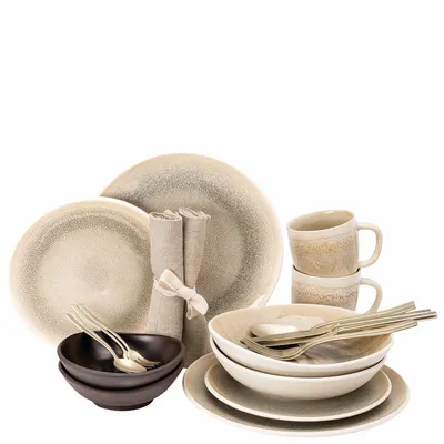 Obrázek produktu pro Rosenthal Junto - Dune/Slate Grey - sada 22 tlg./hrnek 21540-405258-69719