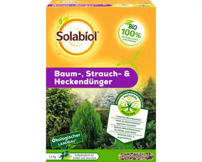 Produktbild von Solabiol Baum-, Strauch & Heckendünger mit Wurzelstimulator 1,5 kg