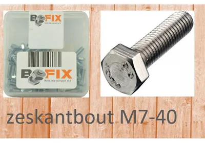 Obrázok produktu pre Bofix šesťhranná skrutka M7-40 (25st)