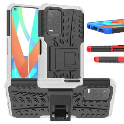 Produktbild von Für Oppo Realme 8 / 8 Pro Outdoor Weiß Handy Tasche Etuis Hülle Cover Case Neu