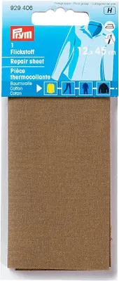Produktbild von Famanu Reparaturmaterial 12 x 45 cm Baumwolle Braun -