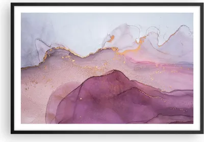 Produktbild von Gerahmtes Poster - Schwarzer Rahmen - Marmor Pink Violett - 91,5x61 cm - Wand Bild - Wanddeko - Wandbilder - Kunstposter - Wandposter - Bilderrahmen - Bilder - Kunstdruck - P2BAA91x61-4668