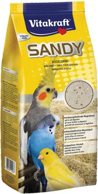 Produktbild von Vitakraft Vogelsand 2,5 kg, 3-plus, Sandy, Feuchtigkeitsaufnahme, Zitrone & Anis