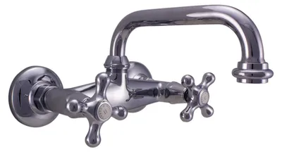 Zdjęcie produktu dla PB Nostalgiczna bateria kuchenna V2723, bateria ścienna, chrom