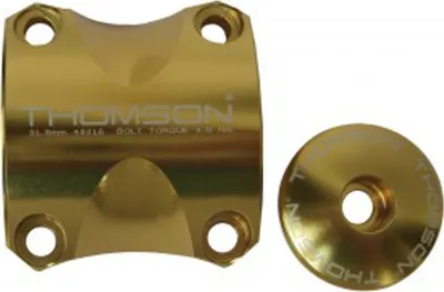 Produktbild von Thomson Lenkerklemmung Kit Elite X4 MTB 31,8, gold (1 Set)