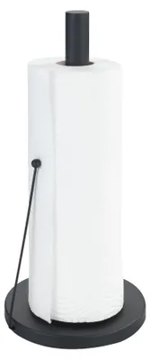 Immagine prodotto di WENKO Porta rotolo da cucina Porta rotolo di carta magnetico Nero Clayton
