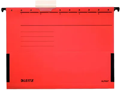 Image de LEITZ ALPHA Pochette à rabats, A4, avec franges, rouge