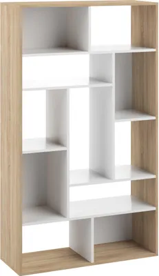 Produktbild von Bücherregal Bangkok - Eiche/Weiß