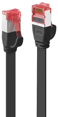 Produktbild von Lindy 47575, 10 m, Cat6, U/FTP (STP), RJ-45, RJ-45, Schwarz