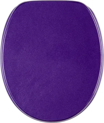 Produktbild von SANILO® WC-Sitz Glitzer Lila, Toilettendeckel direkt vom Hersteller, Klodeckel, Klobrille, WC Deckel, Toilettensitz, Toilettenbrille, WC Brille