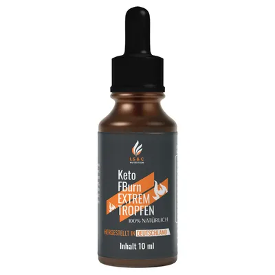 Produktbild von Keto FBurn Extrem Tropfen | natürliche Alternative | Stoffwechsel | Unterstützung