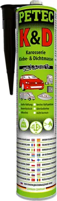 Produktbild von Klej uszczelniający do karoserii K+D, czarny, 310 ml