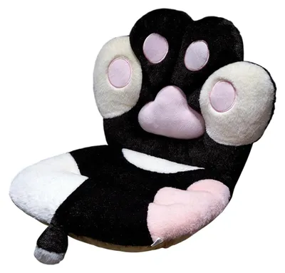 Immagine prodotto di Cuscino a forma di zampa di gatto, ideale per un arredamento confortevole