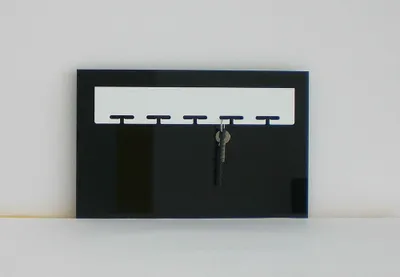 Produktbild von Schlüsselboard Schlüsselleiste Schlüssel Aufbewahrung KEY FIVE ARTIKEL-Design schwarz