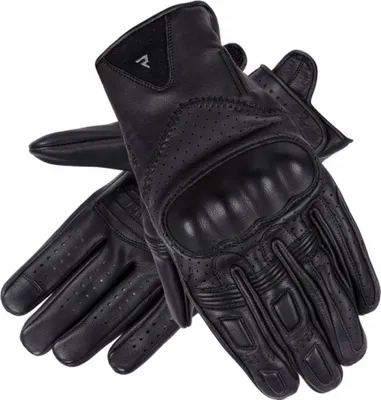 Produktbild von Rebelhorn Thug II Perforierte Motorradhandschuhe, schwarz, L