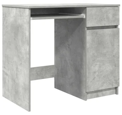 Obrázek produktu pro vidaXL Psací stůl betonový šedý 86x49x76 cm materiál na bázi dřeva