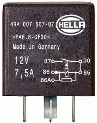 Image de Relais, courant de travail HELLA 4RA 007 507-071