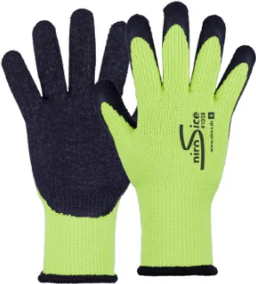 Produktbild von 12 Paar Niro-S-ice 1028 Winterhandschuhe Neon-gelber Winterhandschuhe Gr. 11