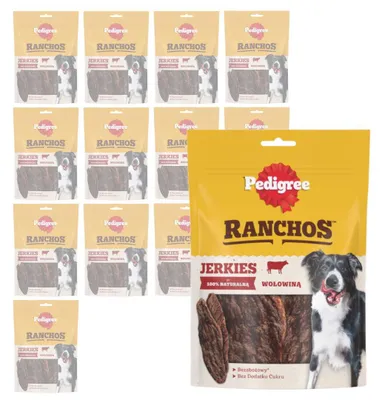 Zdjęcie produktu dla Pedigree Ranchos Jerkies 14x70g Bezzbożowy Przysmak Dla Psa Z Wołowiną