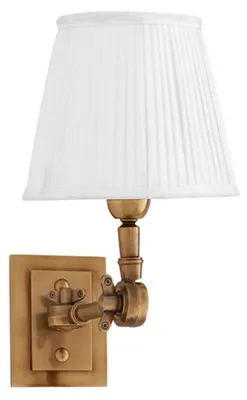 Immagine prodotto di Casa Padrino Luxury 1 Applique Bianco / Ottone antico - Lampada - Collezione Luxury
