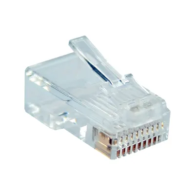 Produktbild von InLine Modularstecker, 10P10C zum Crimpen (Westernstecker) auf Flachkabel, 10er, RJ-45, Transparent, Weiß, Kunststoff, 14 g, 1,6 mm, 10 Stück(e)
