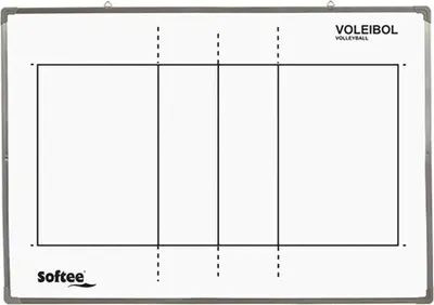 Produktbild von Softee Magnetische Volleyballtafel Weiß 60 x 90 cm Weiß 60 x 90 cm