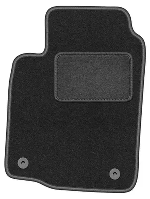 Produktbild von Fahrermatte Velours für Mitsubishi Colt V / CJO 1996-2003 (Schrägheck) – 1-tlg, Graphit, passgenau – Wielganizator LUX