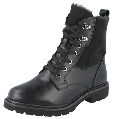 Produktbild von TAMARIS Damen Bikerboots gefüttert schwarz Kunstleder - Größe: 41