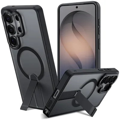 Immagine prodotto di Custodia con supporto per Samsung Galaxy S26 Ultra - Custodia protettiva con supporto - Custodia militare per cellulare