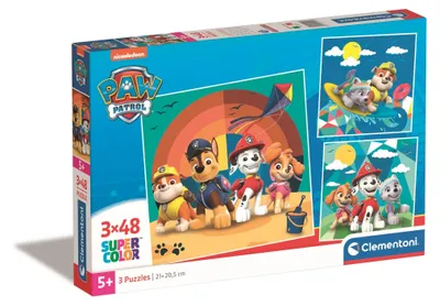 Produktbild von Clementoni-Puzzle 3x48 Paw Patrol 25291