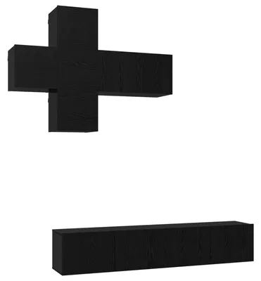 Immagine prodotto di Set mobile TV Montaggio a parete 3 pcs Legno ingegnerizzato