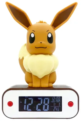 Produktbild von Teknofun Wecker Eevee Pokémon Mehrfarbig  Mehrfarbig One Size