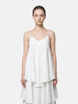 Produktbild von Damen Sommerkleid Casual Viskose und Polyester Einheitsgröße und Beige UNICA VS 128-Beige