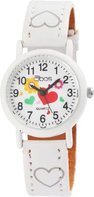 Produktbild von QBOS Kinderuhr mit Kunstlederionsarmband