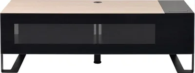 Produktbild von Erard 037400, Naturholz, Holz, Melamin, Schwarz, Gehärtetes Glas, 50 kg