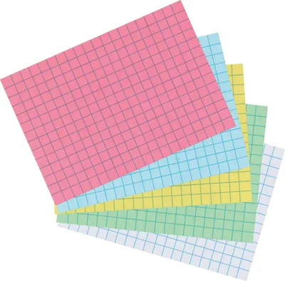 Produktbild von Herlitz 10901502, Blau, Kariertes Papier, 170 g/m², 100 Stück(e)